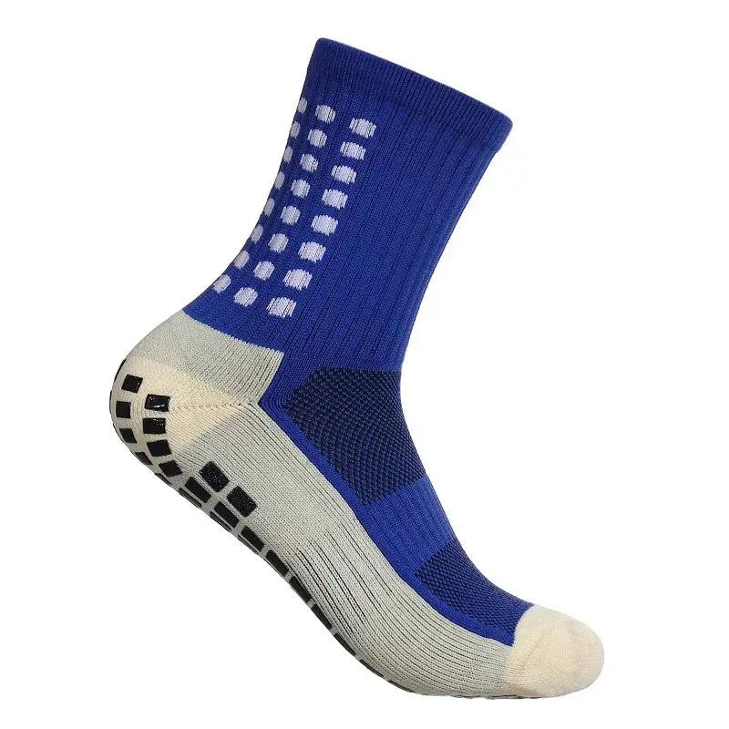 Magimobo Grip Football Socks Glue Dispenser Men Mid Calf Socks Non Slip Running Sports Socks